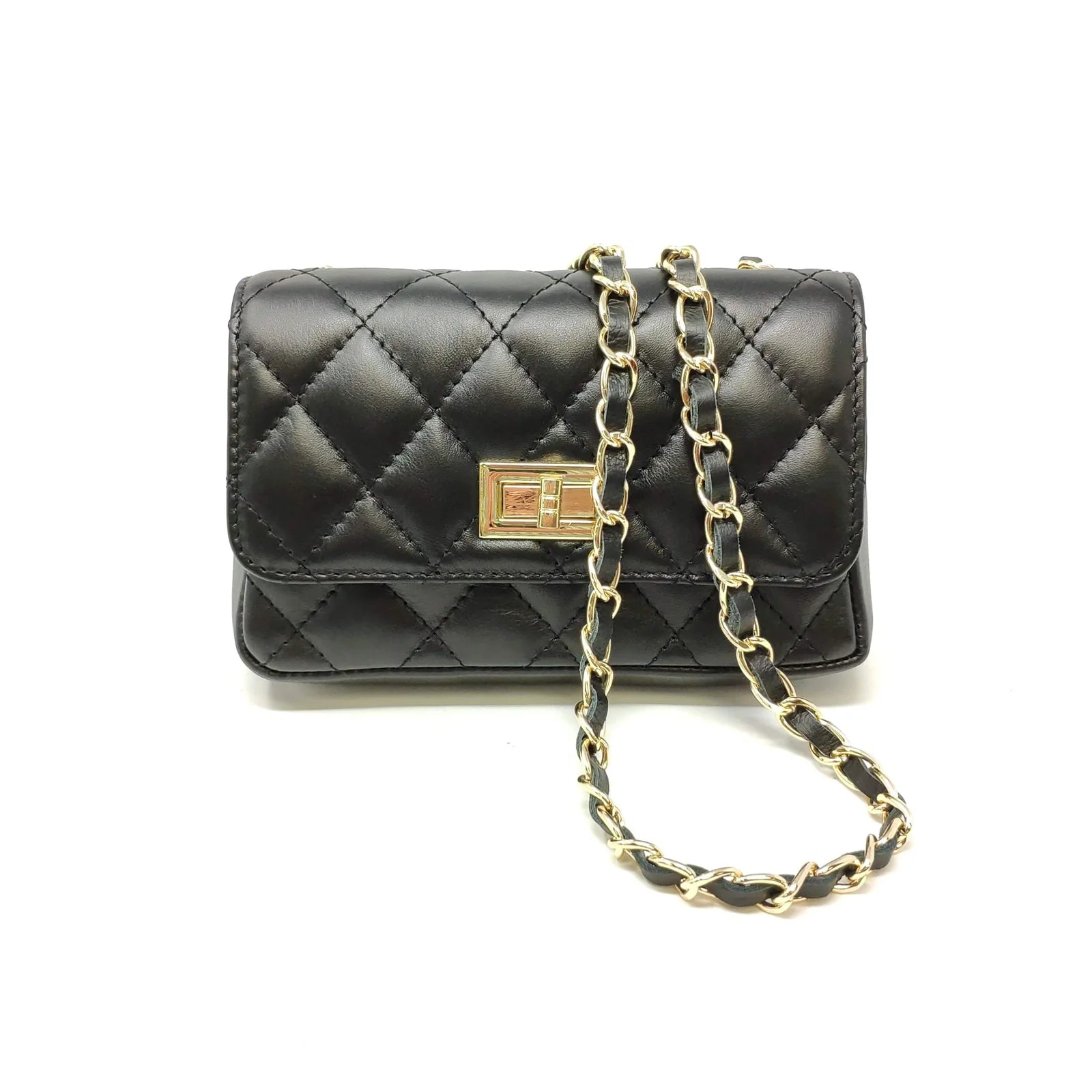 Quilted Small Leather Bag  By Germán Fuentes - KADOU BOUTIQUE